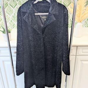 Kristen Blake Coat Black Textured